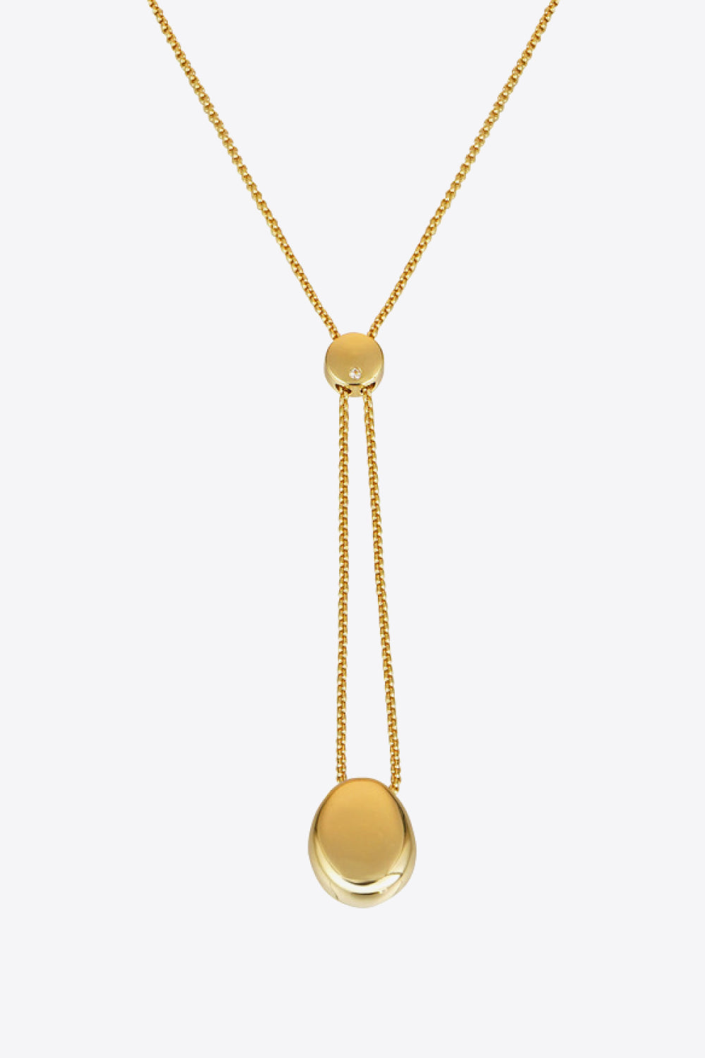 18K Gold-Plated Sweater Chain Necklace-Teresa&#39;s Fashionista LLC