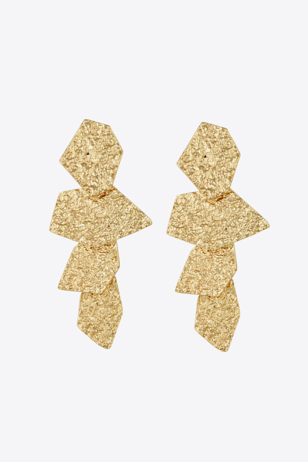 18K Gold-Plated Irregular Earrings-Teresa&#39;s Fashionista LLC