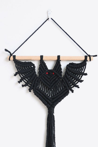 19.7" Bat Macrame Wall Plant Hanger-Teresa&#39;s Fashionista LLC