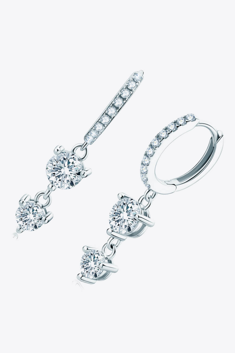 Be The One Moissanite Drop Earrings-Teresa&#39;s Fashionista LLC