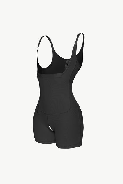 Full Size Side Zipper Under-Bust Shaping Bodysuit-Teresa&#39;s Fashionista LLC