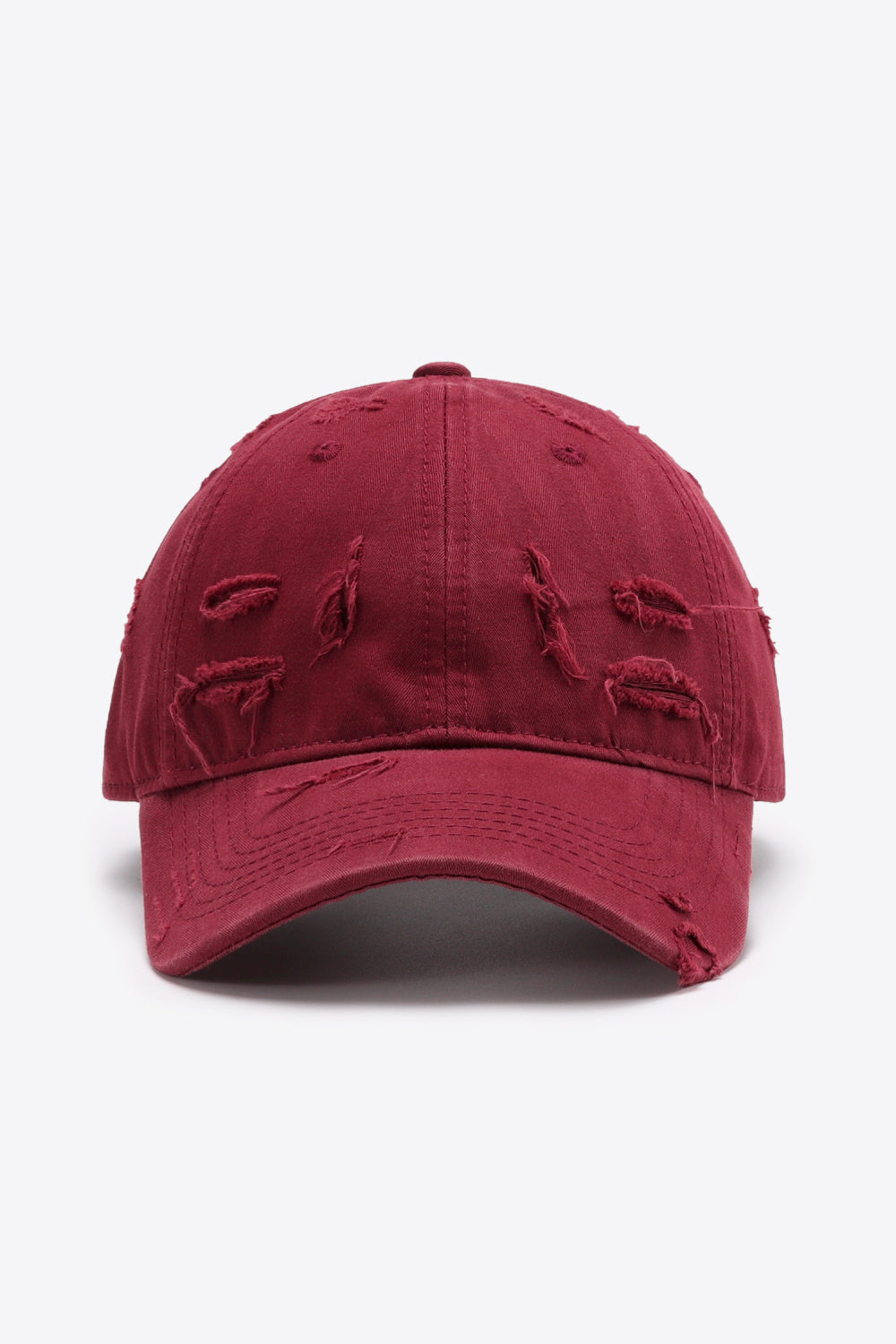 Distressed Adjustable Baseball Cap-Teresa&#39;s Fashionista LLC