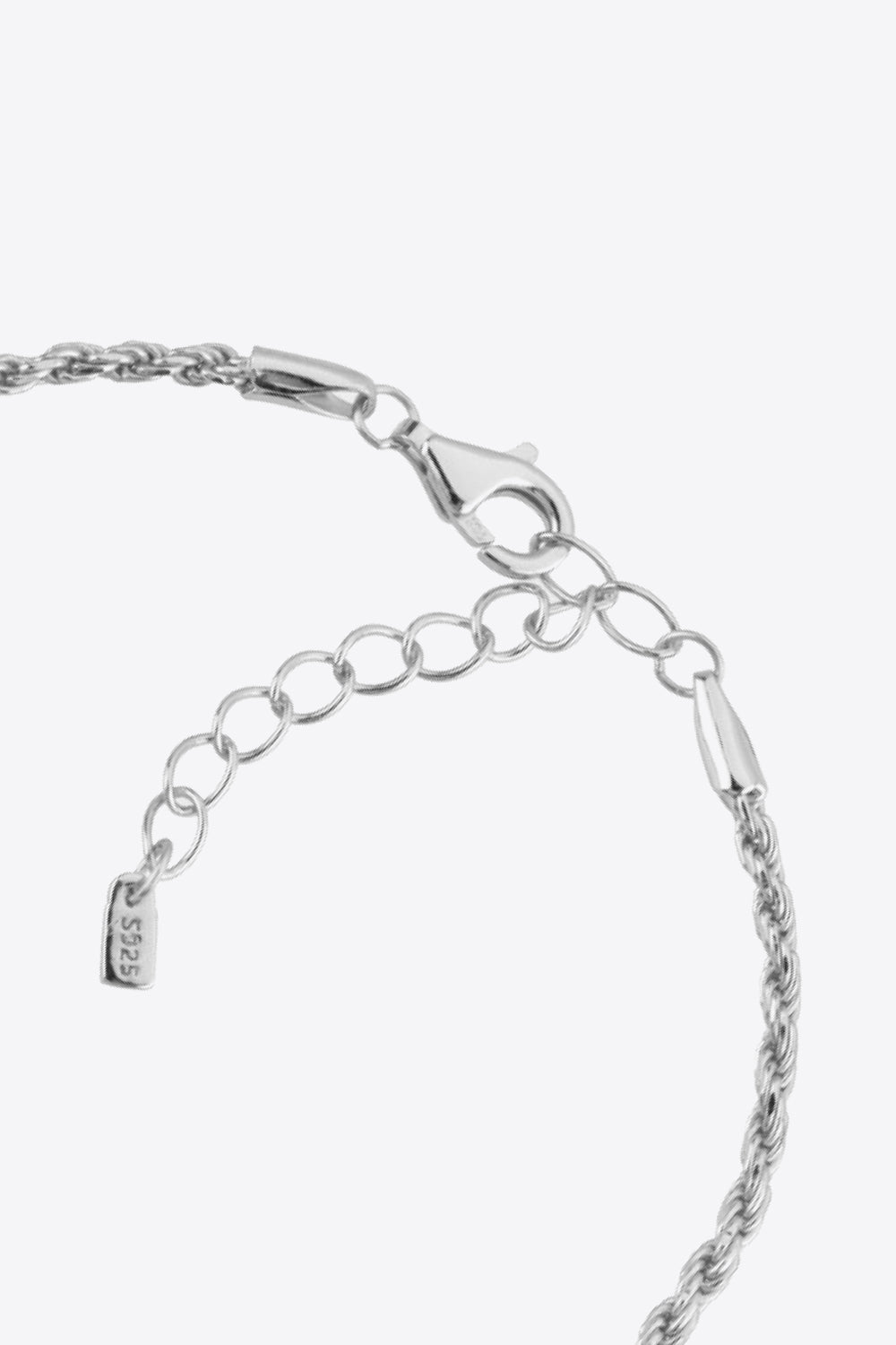 925 Sterling Silver Twisted Bracelet-Teresa&#39;s Fashionista LLC