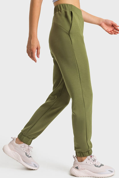 Pull-On Joggers with Side Pockets-Teresa&#39;s Fashionista LLC