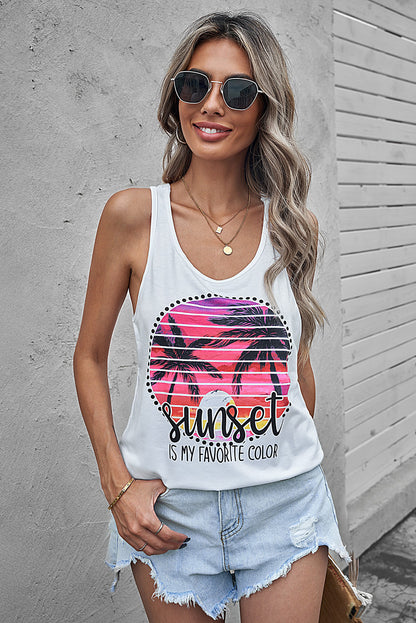 Sunset Is My Favorite Color Tank-Teresa&#39;s Fashionista LLC