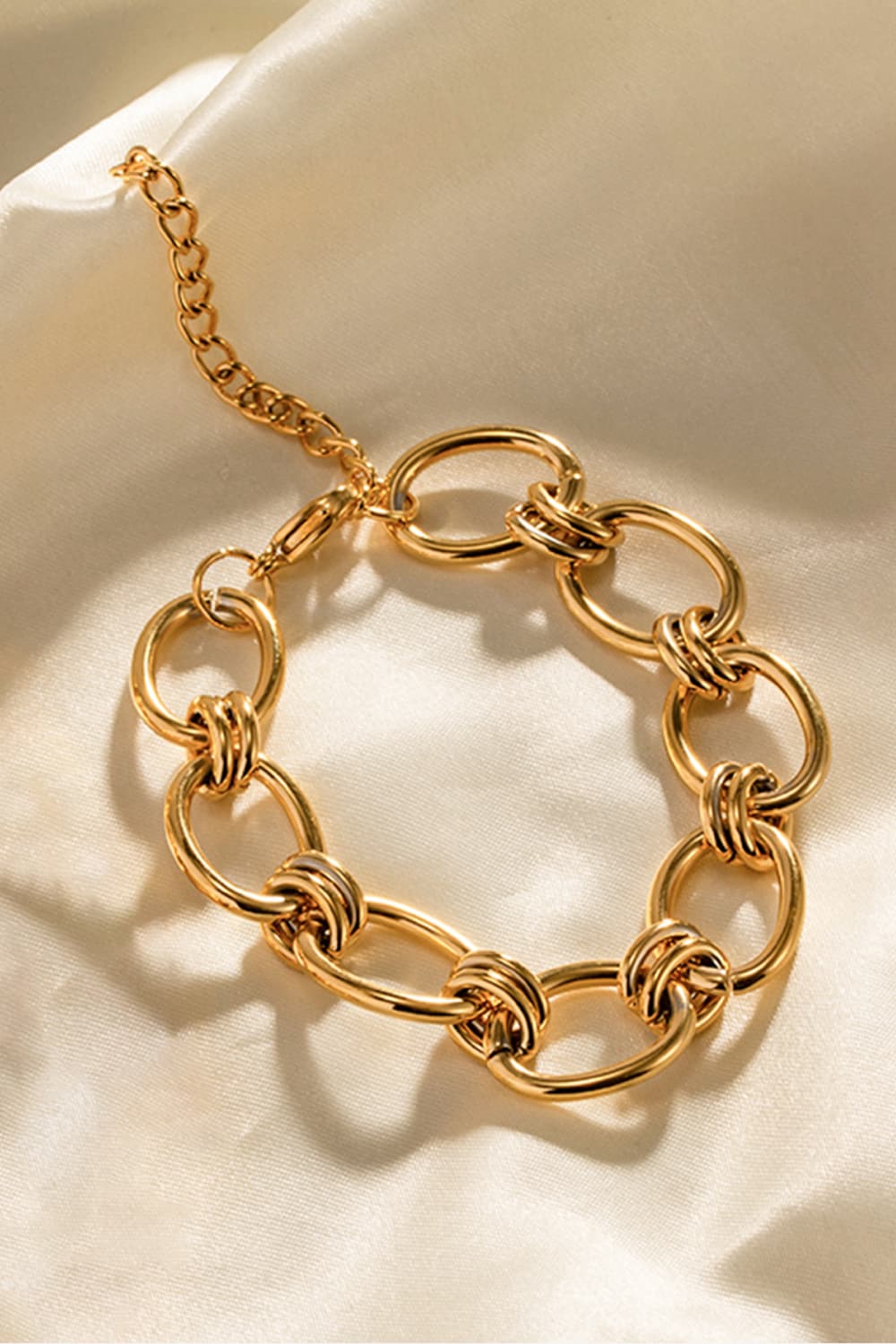 Chunky Chain Stainless Steel Bracelet-Teresa&#39;s Fashionista LLC