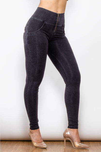 Zip Closure Skinny Jeans-Teresa&#39;s Fashionista LLC