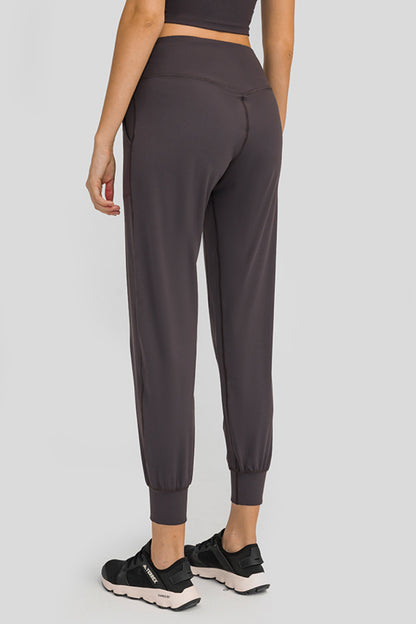 Wide Waistband Slant Pocket Pants-Teresa&#39;s Fashionista LLC