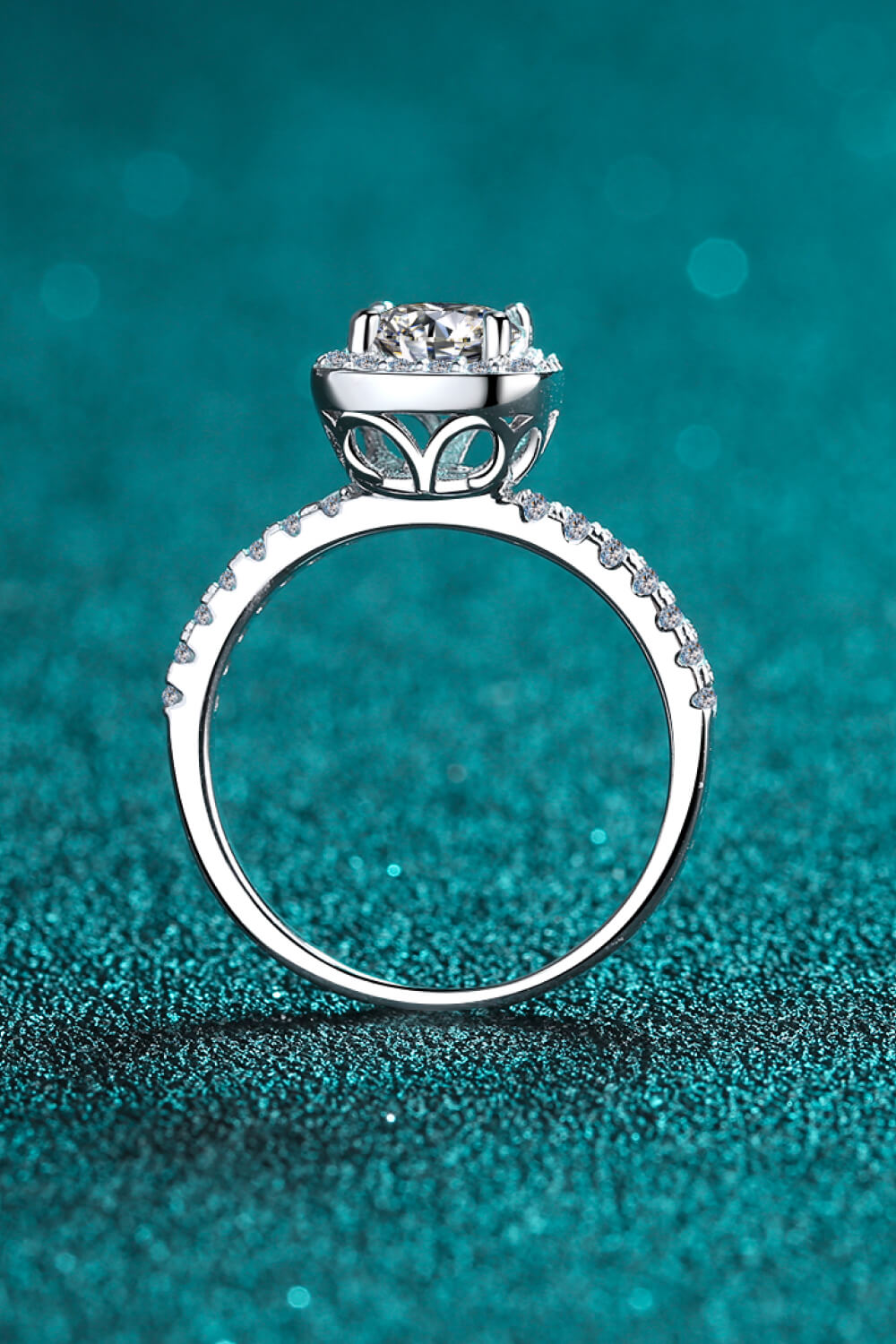 Square Moissanite Ring-Teresa&#39;s Fashionista LLC