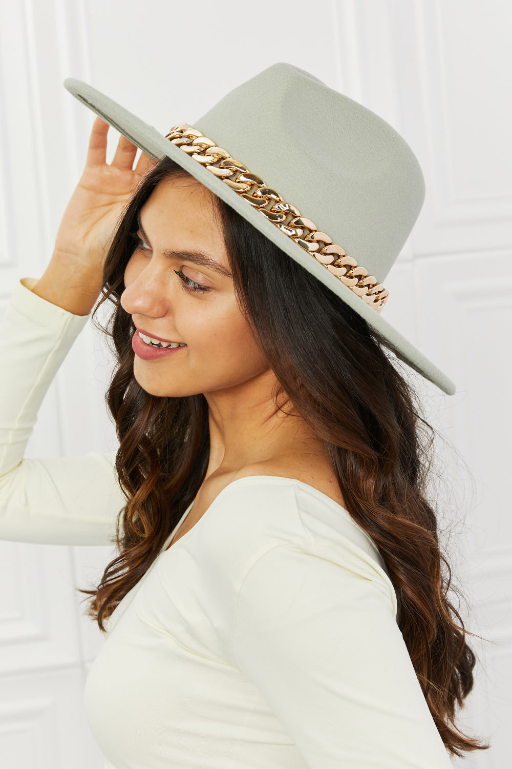 Fame Keep Your Promise Fedora Hat in Mint-Teresa&#39;s Fashionista LLC