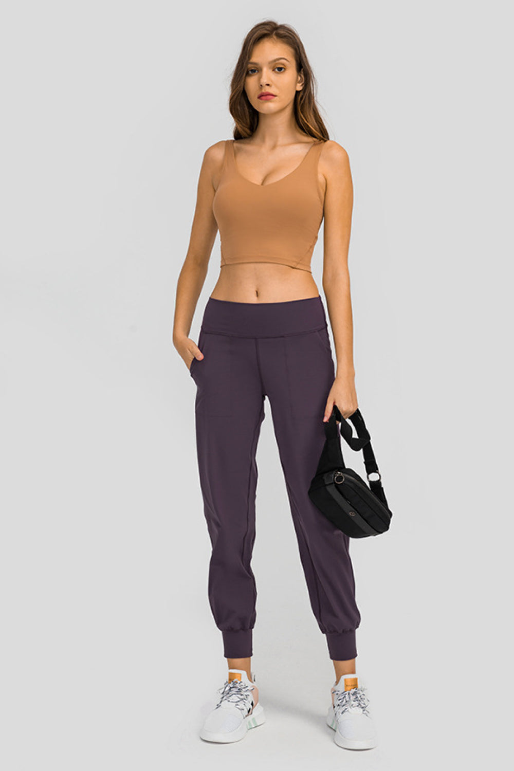 Wide Waistband Slant Pocket Pants-Teresa&#39;s Fashionista LLC