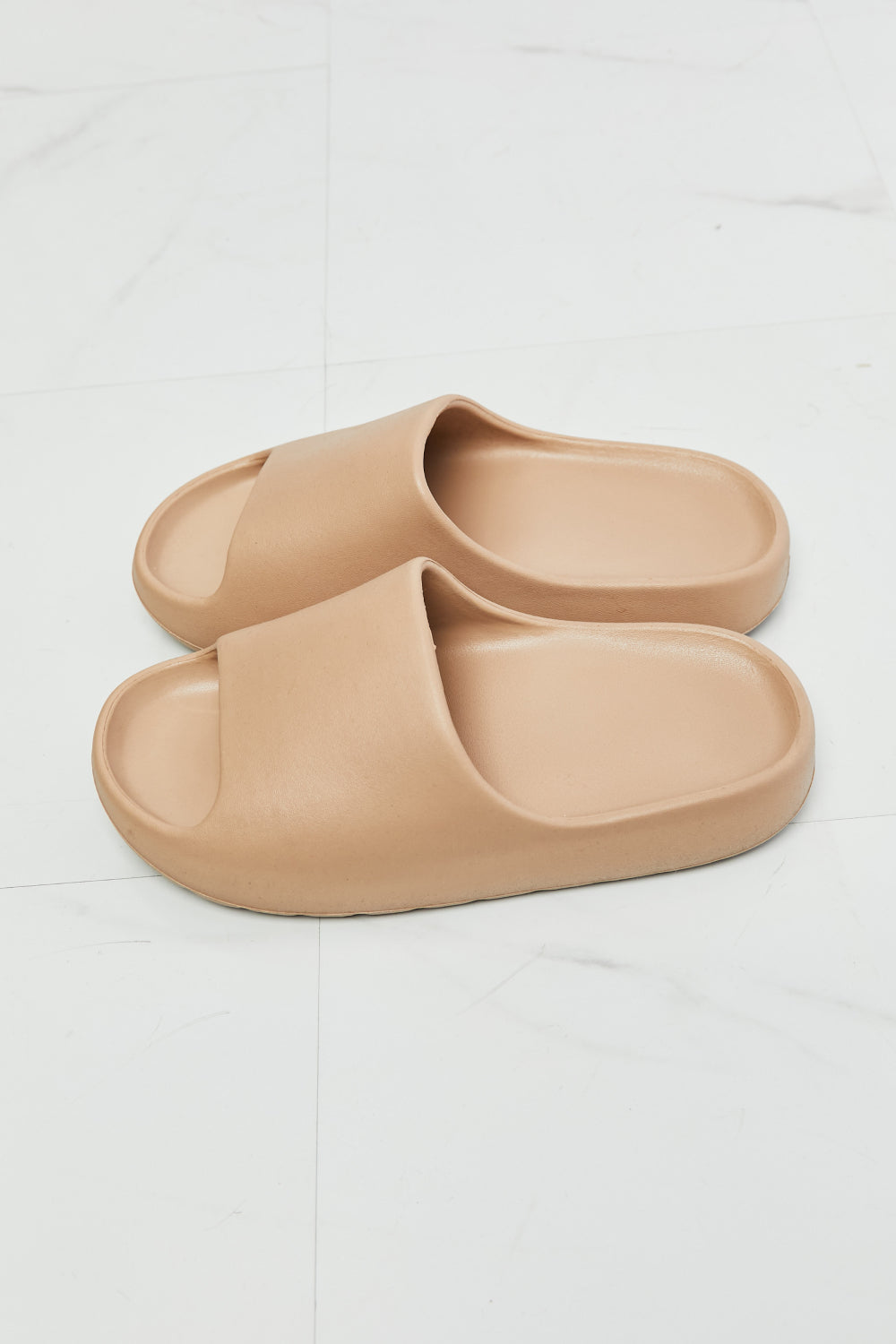 NOOK JOI In My Comfort Zone Slides in Beige-Teresa&#39;s Fashionista LLC