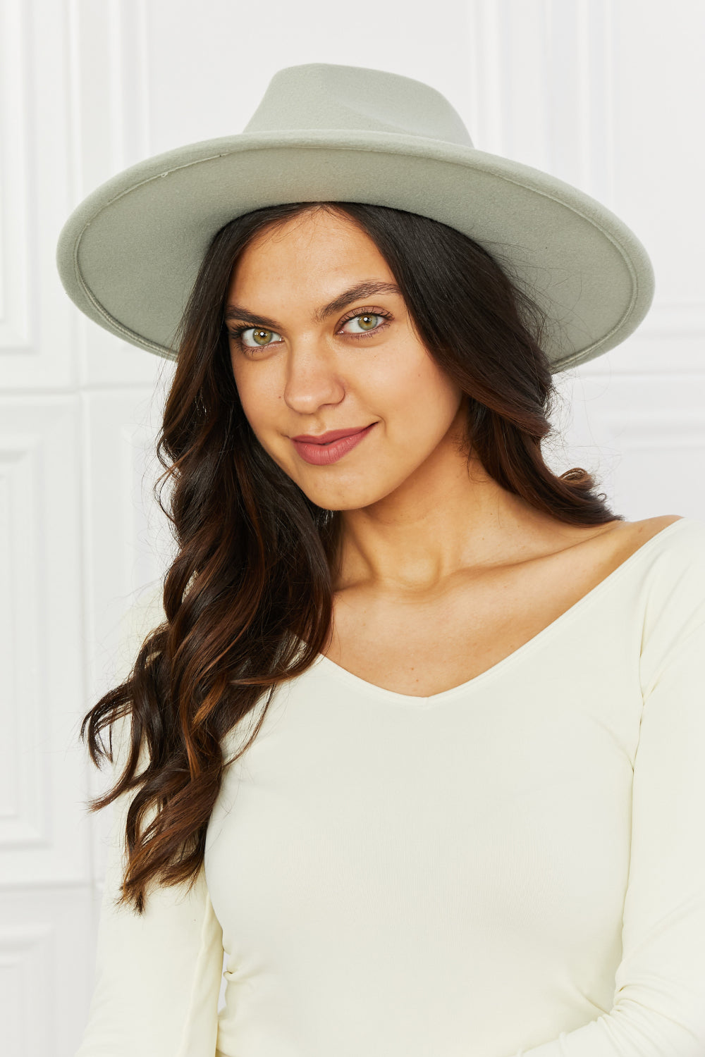 Fame Keep Your Promise Fedora Hat in Mint-Teresa&#39;s Fashionista LLC