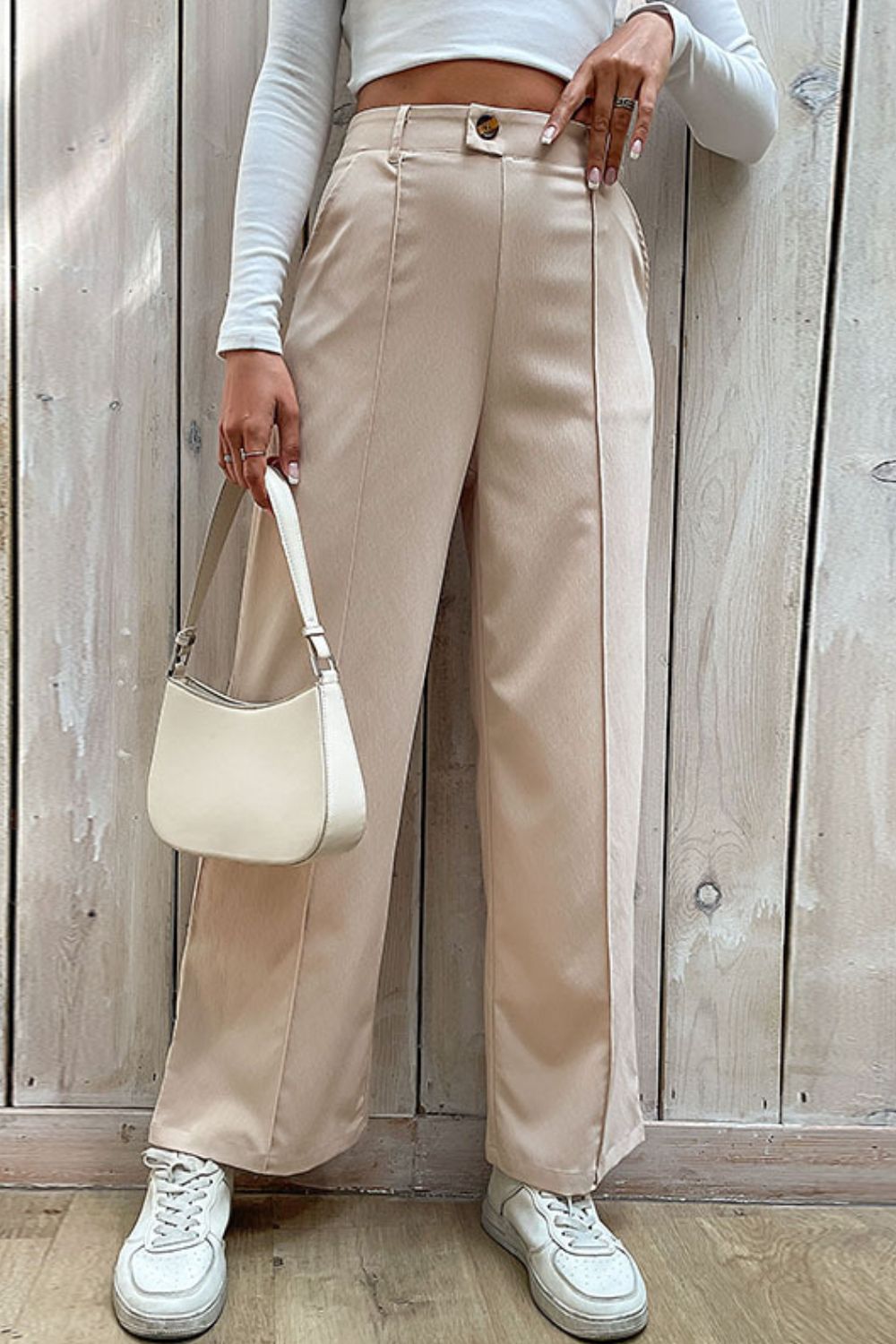 Center Seam Wide Leg Pants-Teresa&#39;s Fashionista LLC