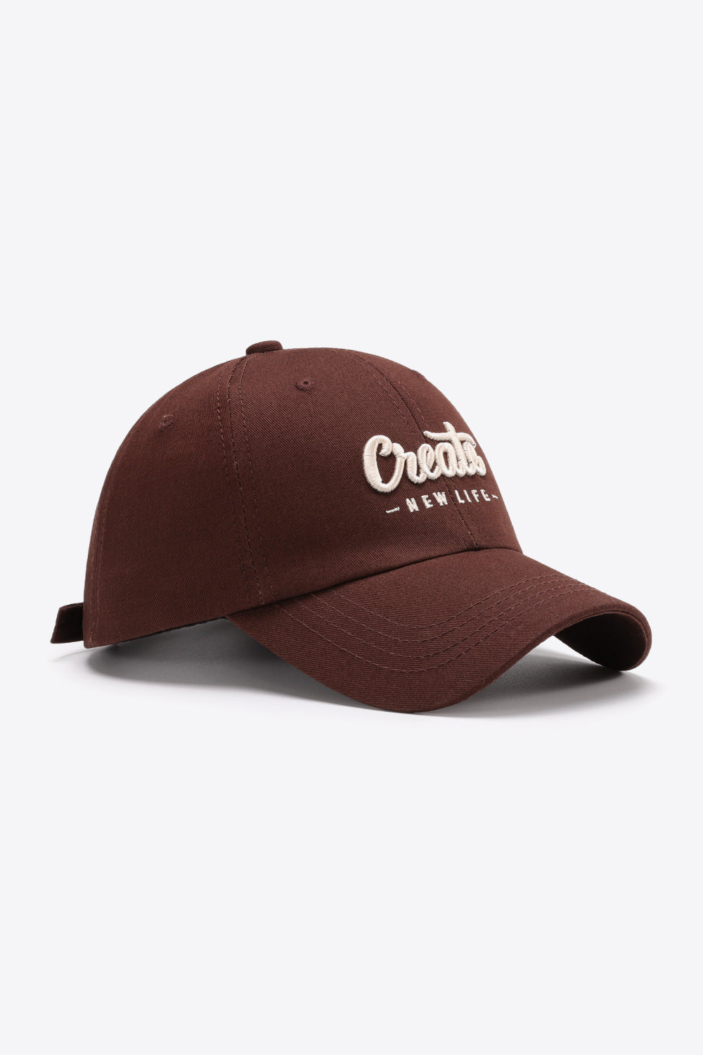 CREATE NEW LIFE Adjustable Cotton Baseball Cap-Teresa&#39;s Fashionista LLC