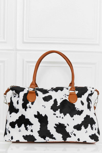 Animal Print Brushed Weekender Bag-Teresa&#39;s Fashionista LLC