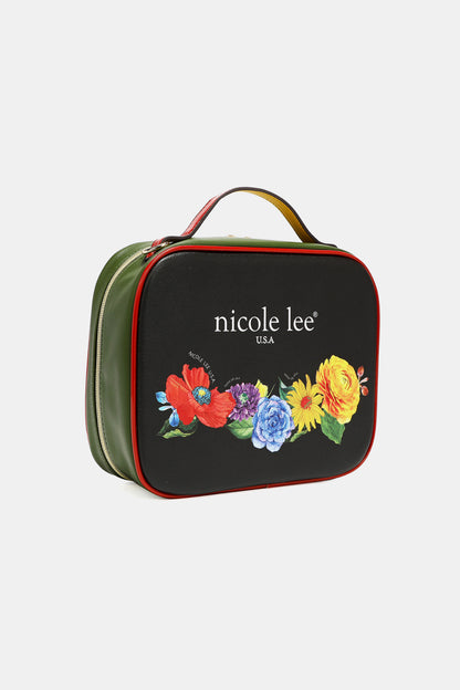 Nicole Lee USA Printed Handbag with Three Pouches-Teresa&#39;s Fashionista LLC