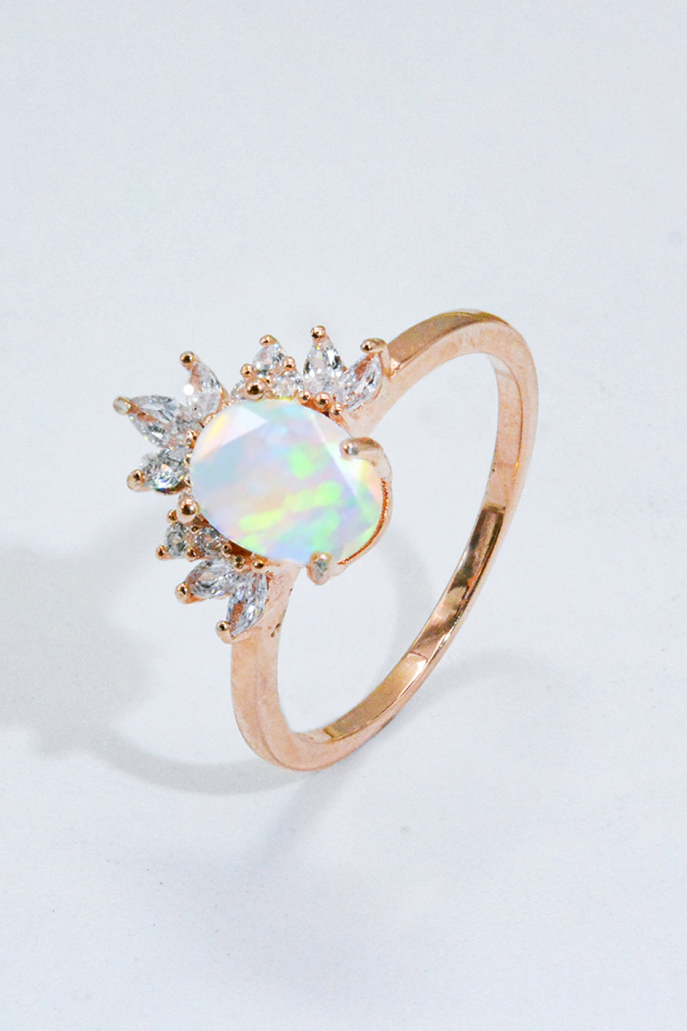 Best Of Me 925 Sterling Silver Opal Ring-Teresa&#39;s Fashionista LLC