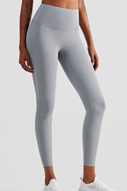 High Waist Seamless Ankle-Length Yoga Leggings-Teresa&#39;s Fashionista LLC