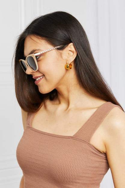 Cat-Eye Acetate Frame Sunglasses-Teresa&#39;s Fashionista LLC