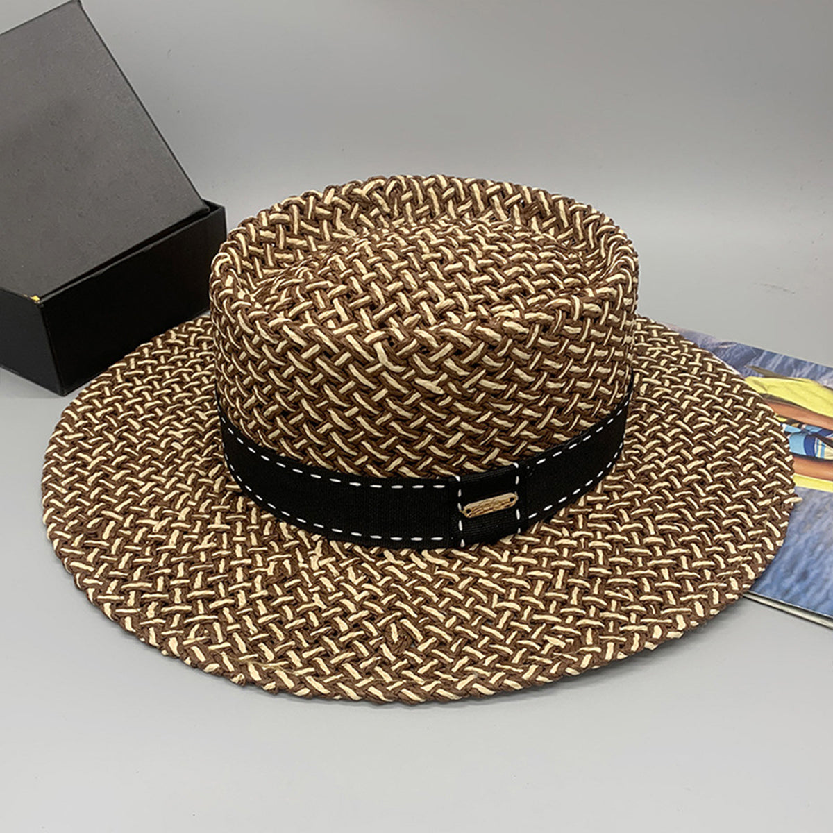 Adjustable Paper Braided Hat-Teresa&#39;s Fashionista LLC