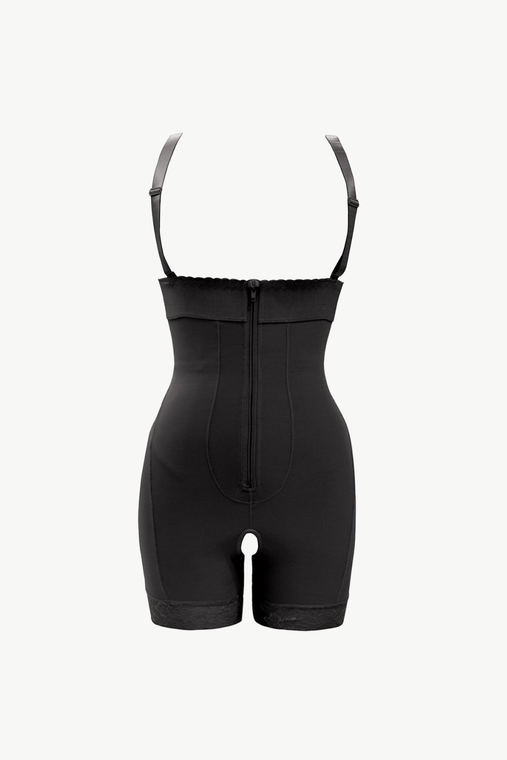 Full Size Zip Up Under-Bust Shaping Bodysuit-Teresa&#39;s Fashionista LLC