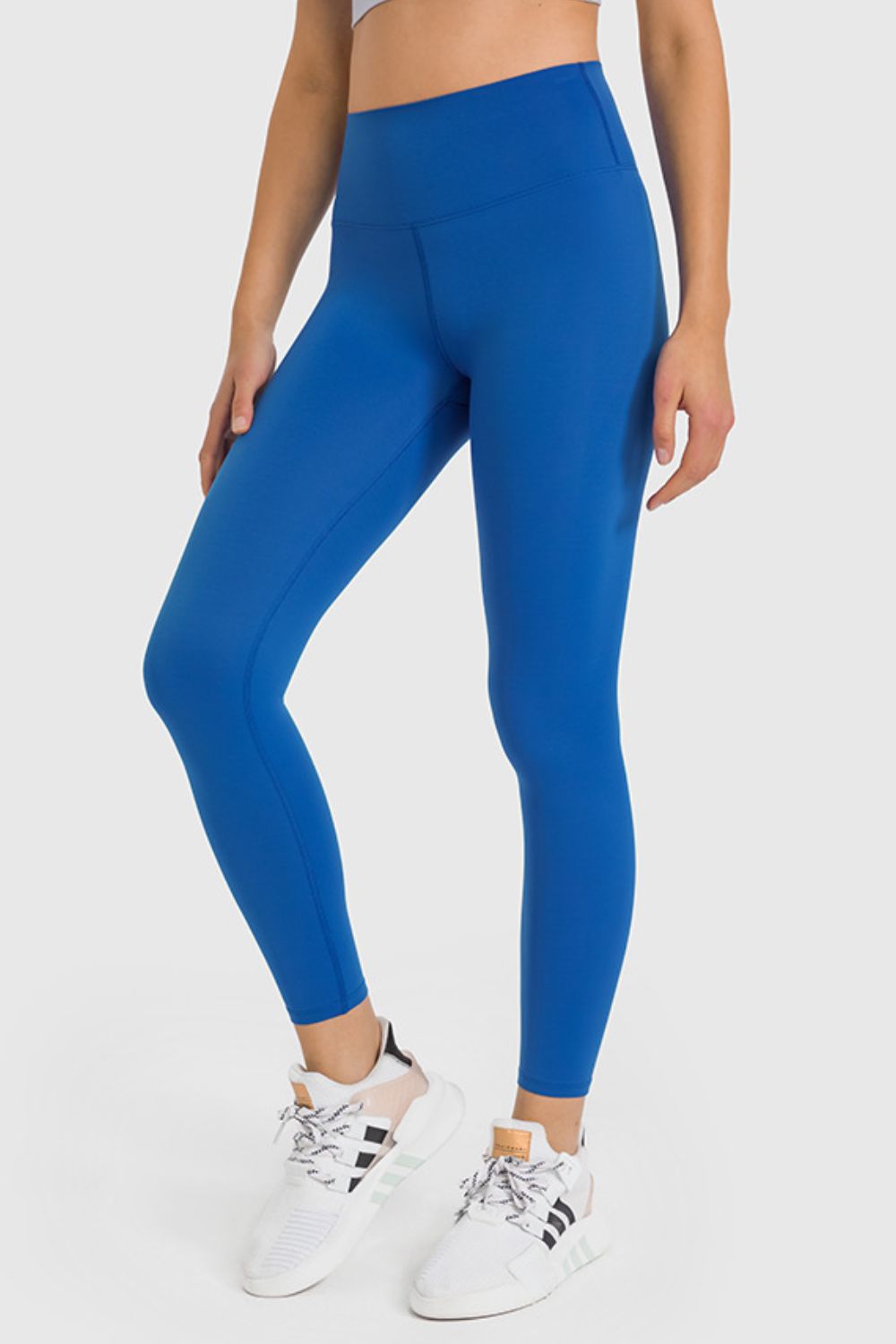 High Waist Ankle-Length Yoga Leggings-Teresa&#39;s Fashionista LLC