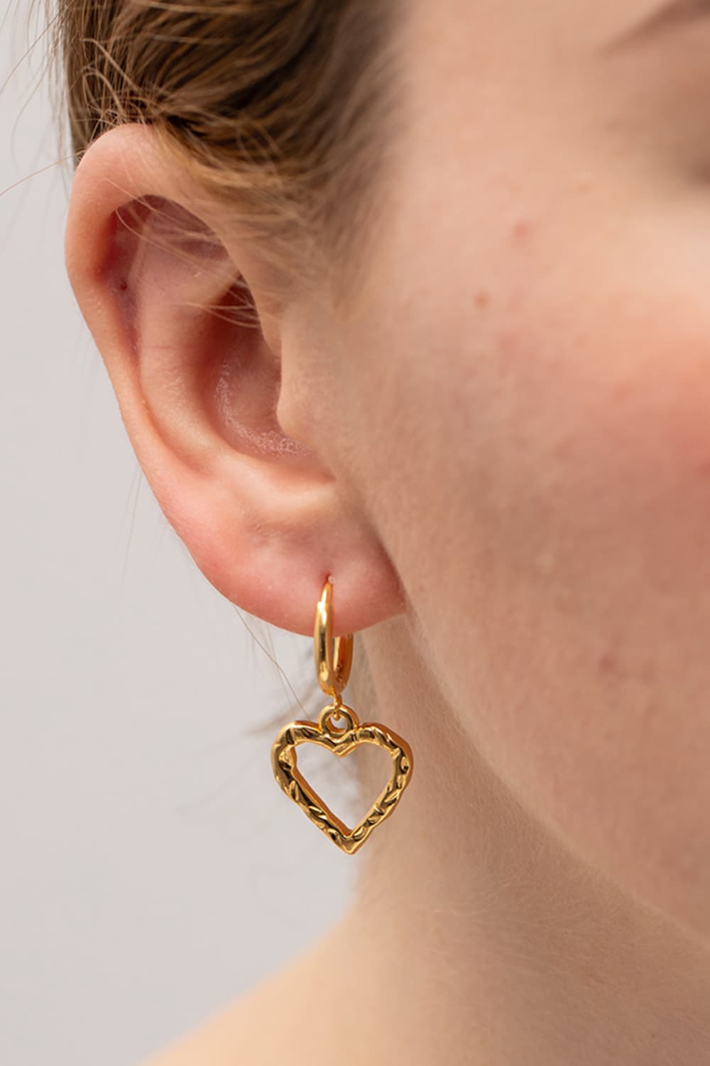 Heart Stainless Steel Drop Earrings-Teresa&#39;s Fashionista LLC