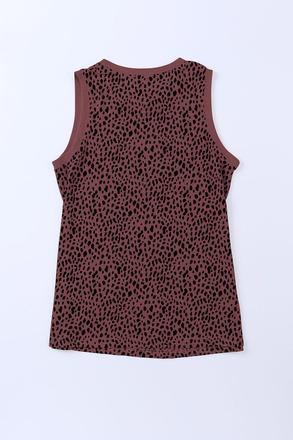 Printed Round Neck Tank-Teresa&#39;s Fashionista LLC