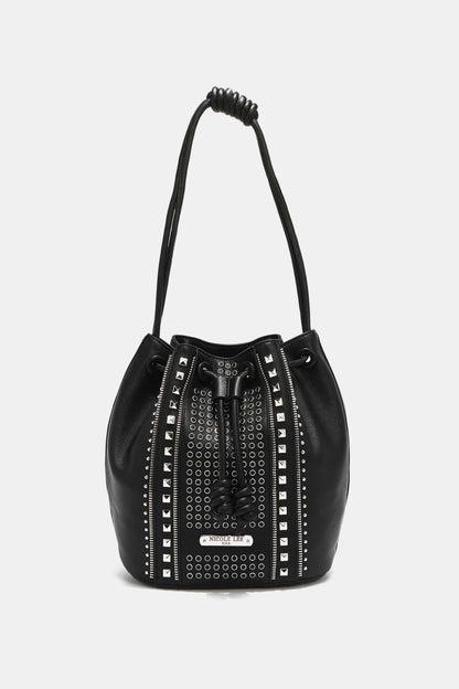 Nicole Lee USA Amy Studded Bucket Bag-Teresa&#39;s Fashionista LLC