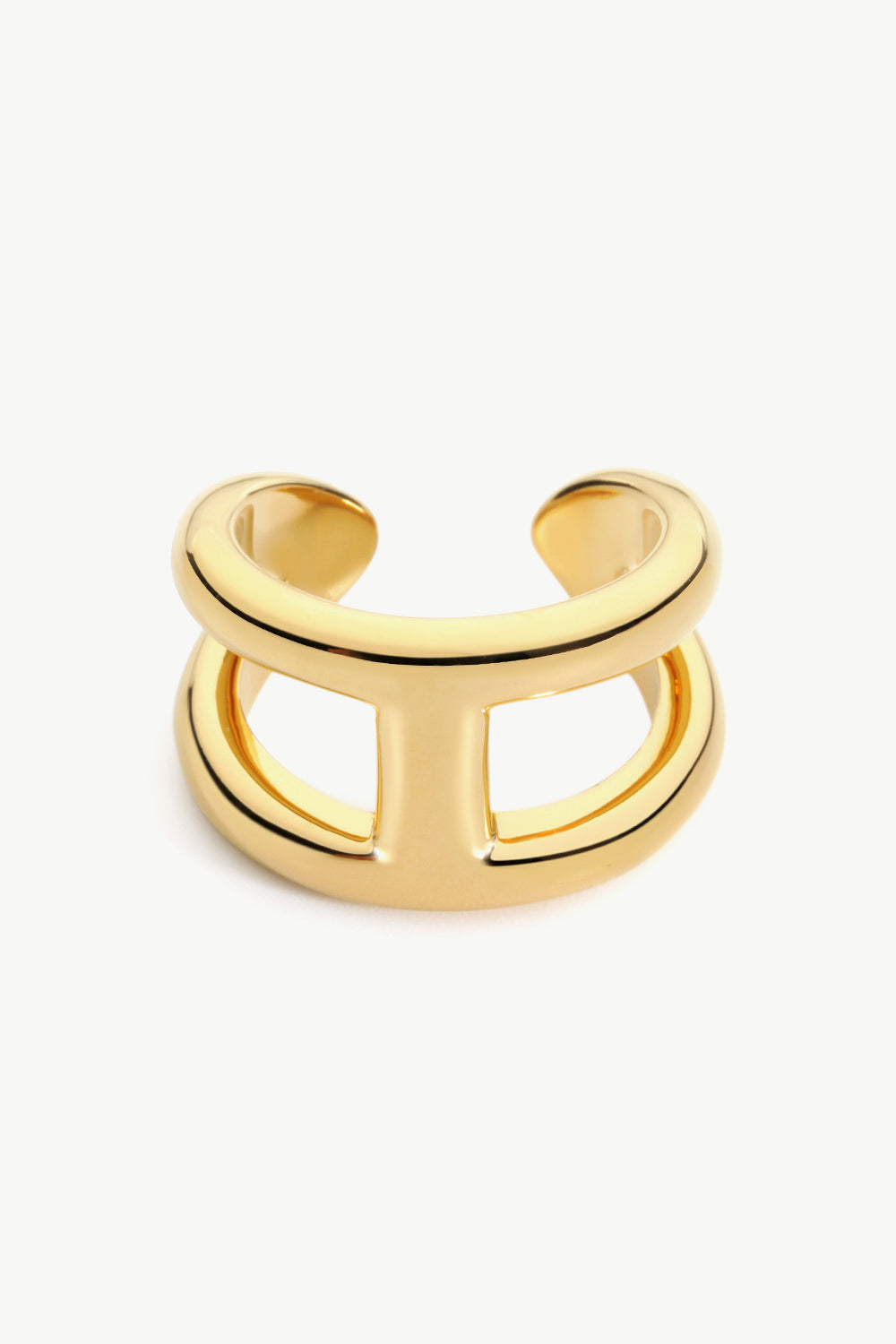 18K Gold Plated Double-Layered Open Ring-Teresa&#39;s Fashionista LLC