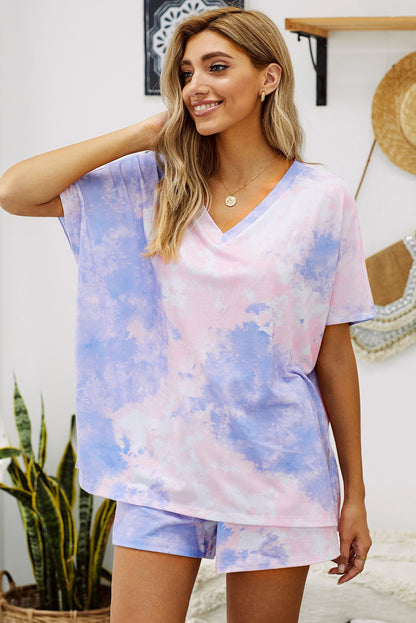 Twist Tie Dye Lounge Set-Teresa&#39;s Fashionista LLC