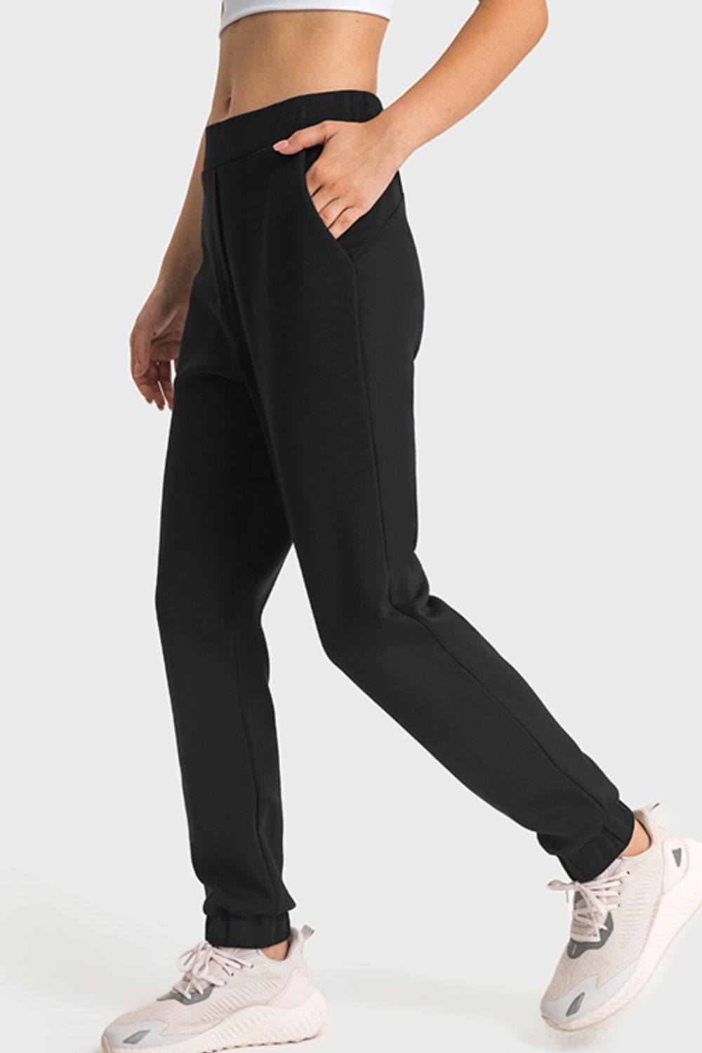 Pull-On Joggers with Side Pockets-Teresa&#39;s Fashionista LLC