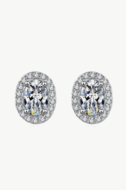 Future Style Moissanite Stud Earrings-Teresa&#39;s Fashionista LLC