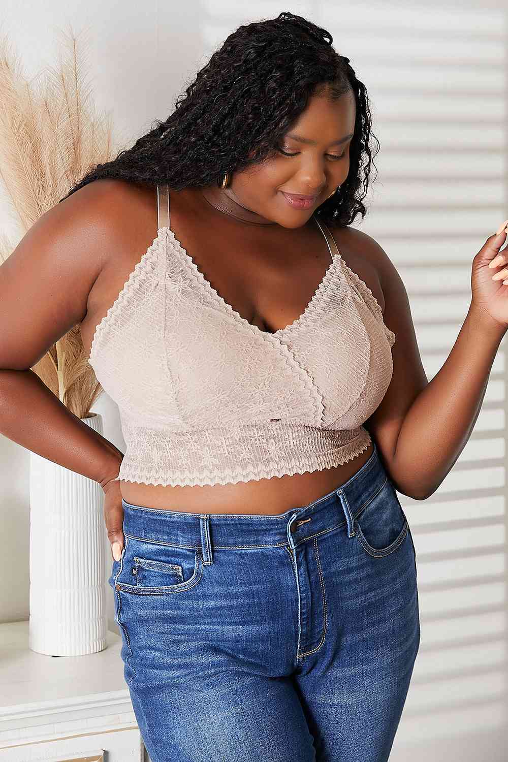 JadyK Skye Full Size Lace Bralette-Teresa&#39;s Fashionista LLC