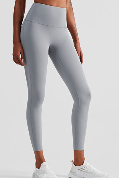 High Waist Seamless Ankle-Length Yoga Leggings-Teresa&#39;s Fashionista LLC