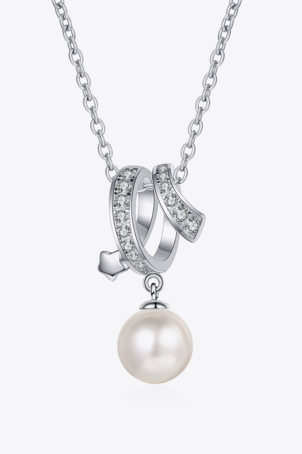 Give You A Chance Pearl Pendant Chain Necklace-Teresa&#39;s Fashionista LLC