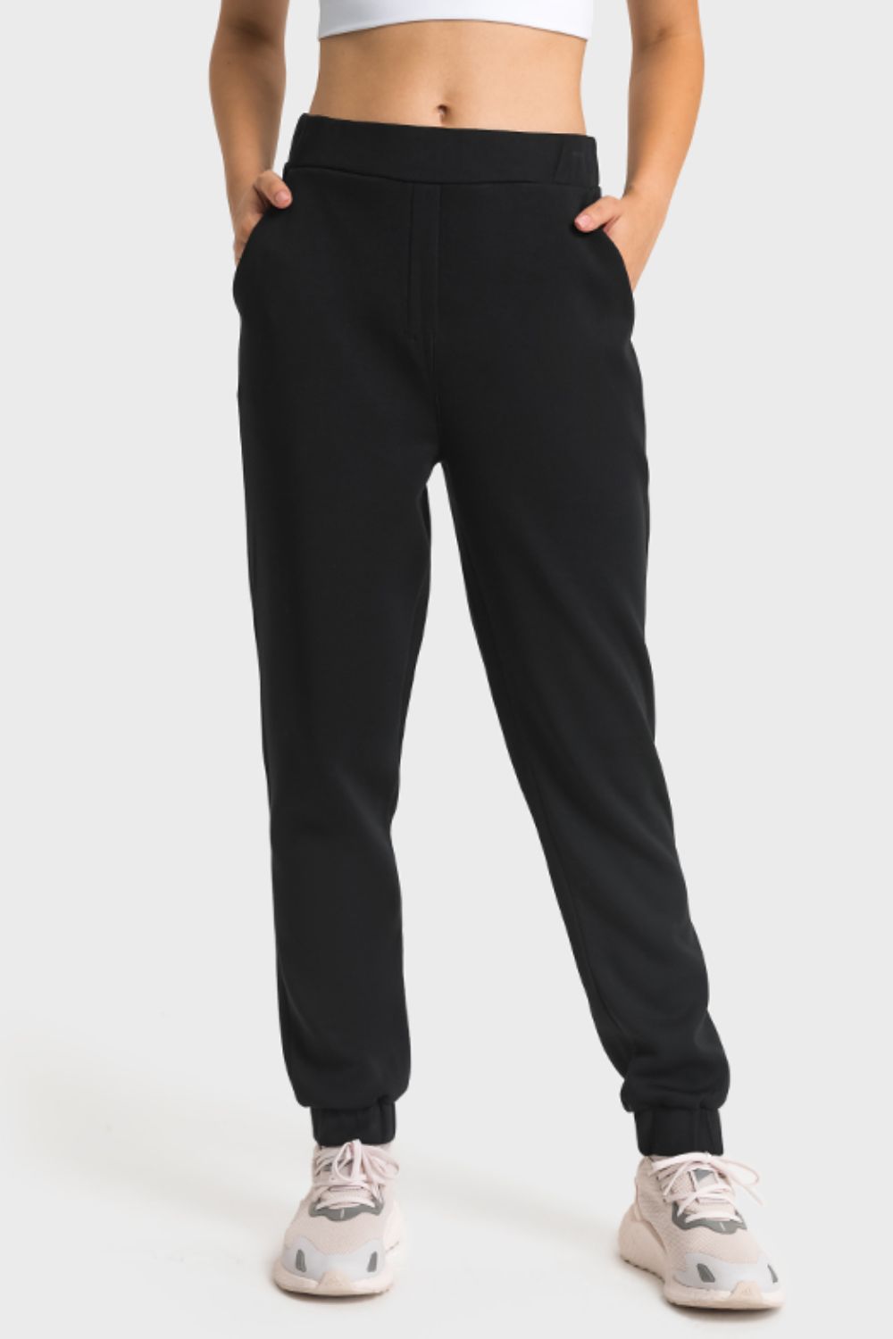 Pull-On Joggers with Side Pockets-Teresa&#39;s Fashionista LLC