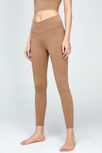 V-Waist Sports Leggings-Teresa&#39;s Fashionista LLC