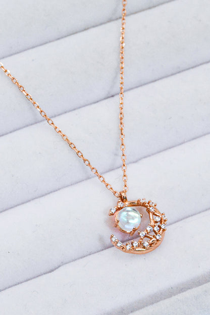 Where It All Began Moonstone Necklace-Teresa&#39;s Fashionista LLC