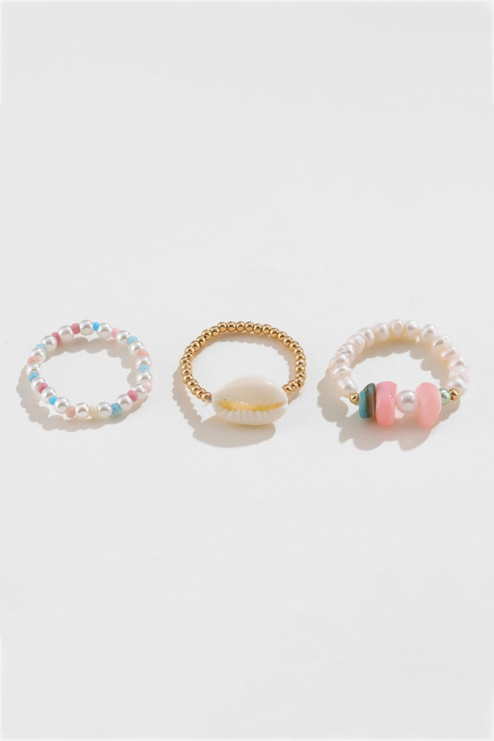 3-Piece Ocean Element Ring Set-Teresa&#39;s Fashionista LLC