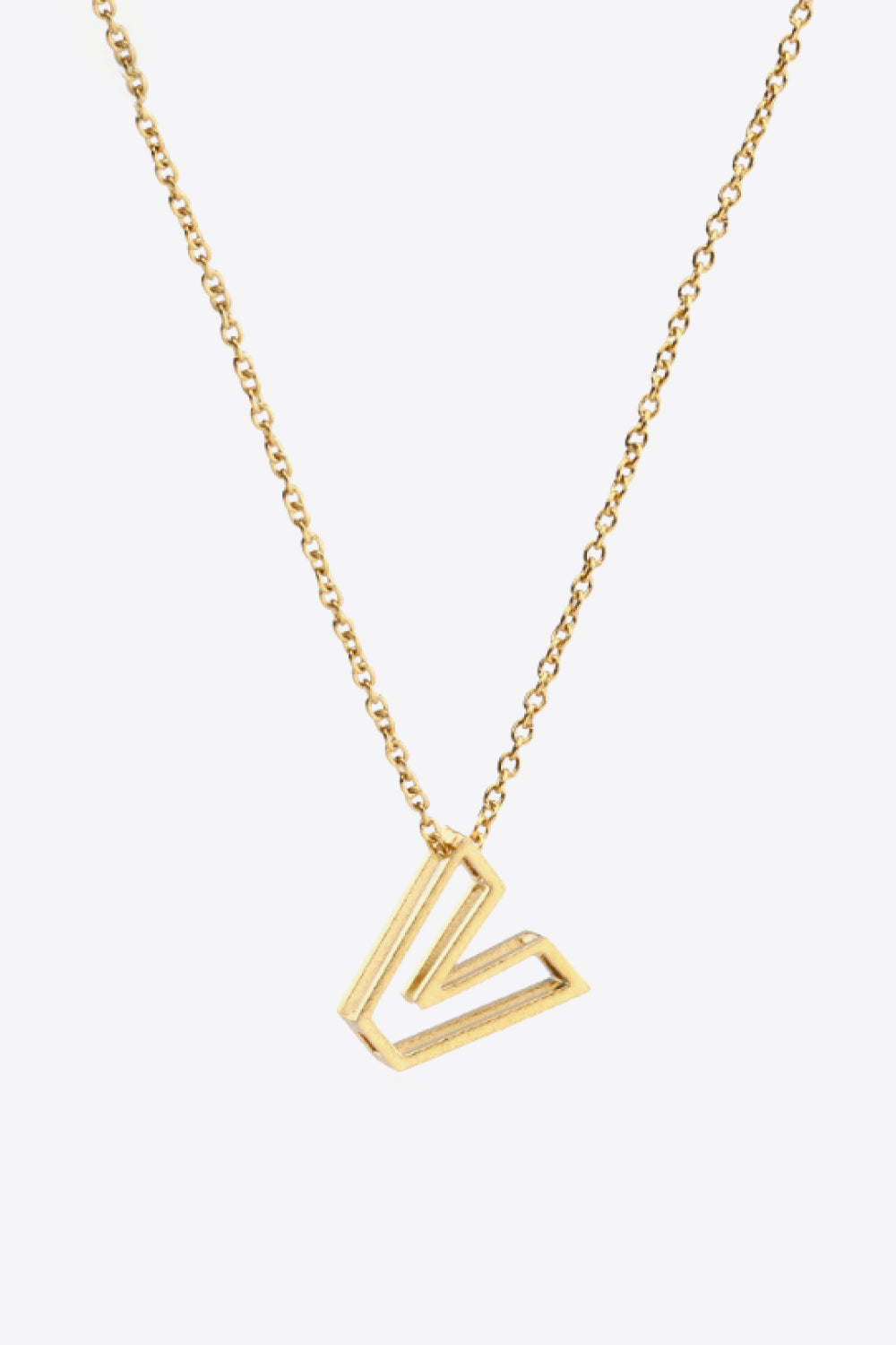 U to Z Letter Pendant Nekclace-Teresa&#39;s Fashionista LLC