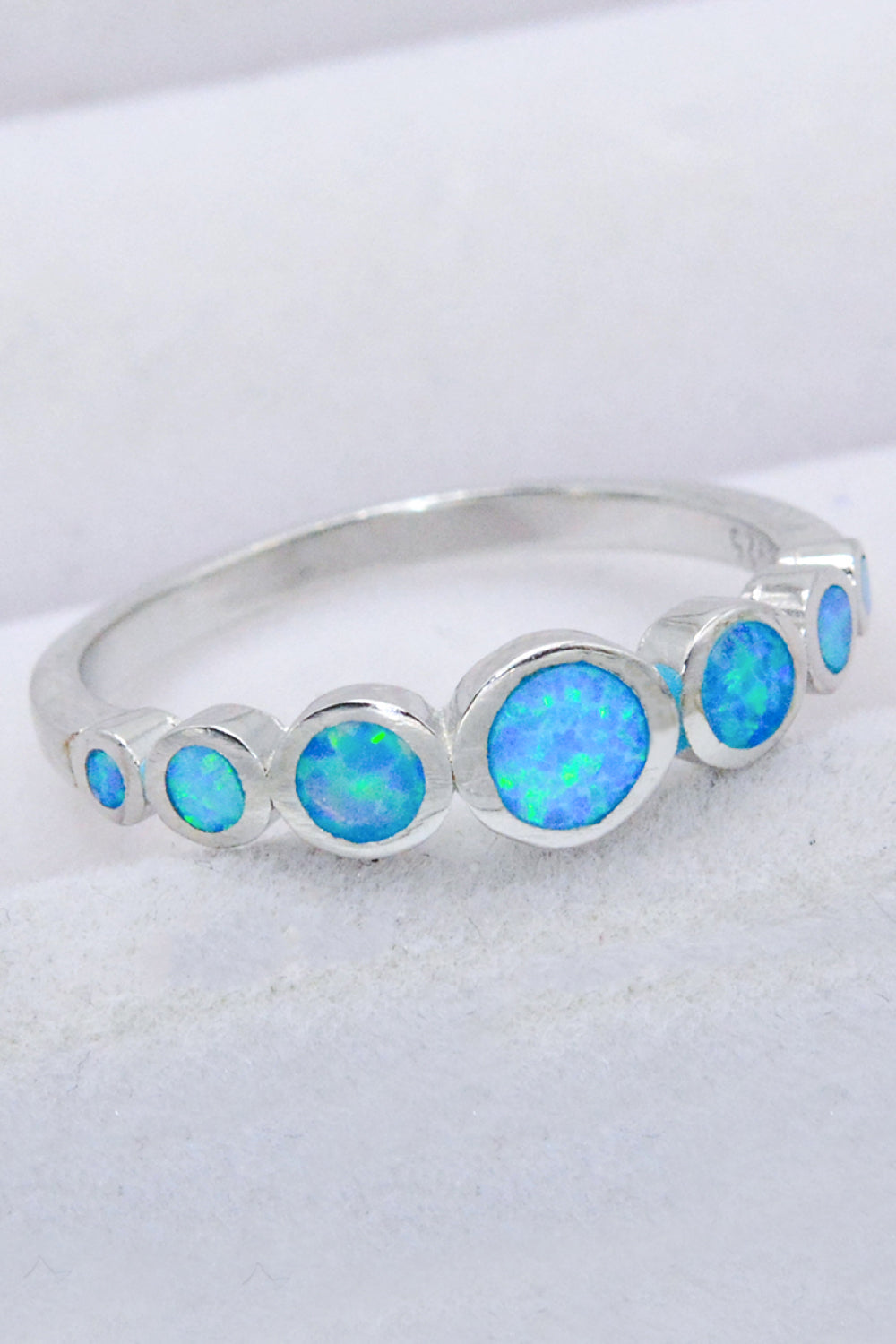 925 Sterling Silver Multi-Opal Ring-Teresa&#39;s Fashionista LLC