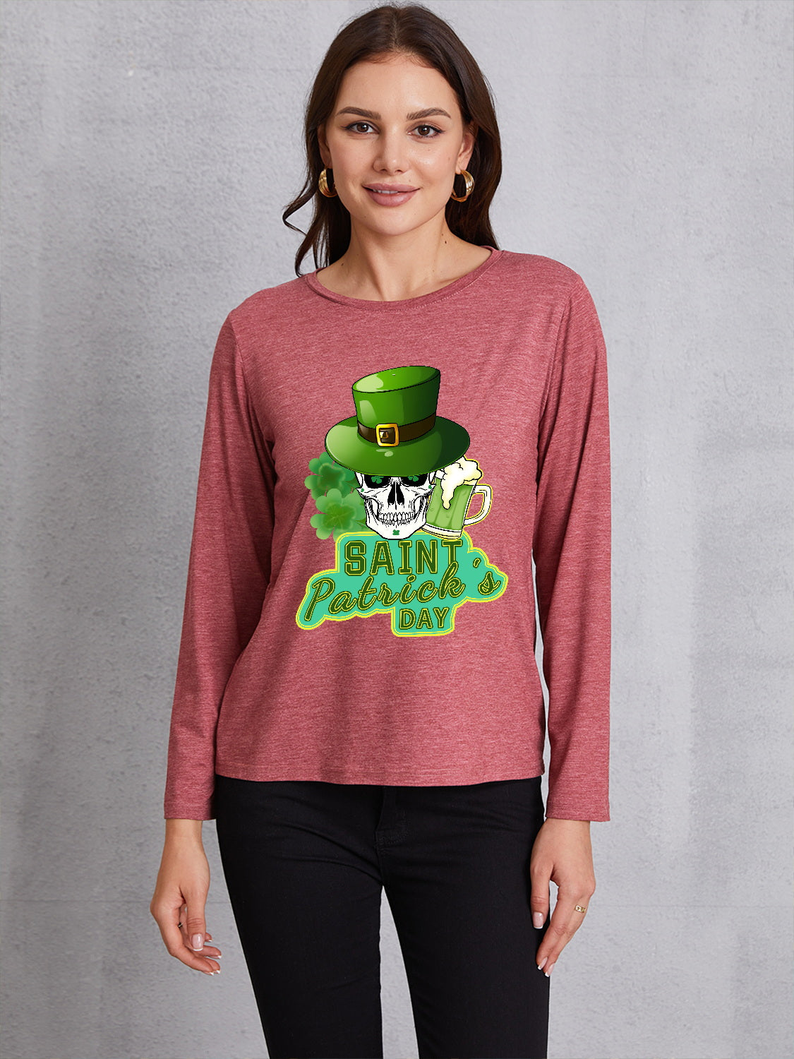 SAINT PATRICK'S DAY Round Neck T-Shirt-Teresa&#39;s Fashionista LLC