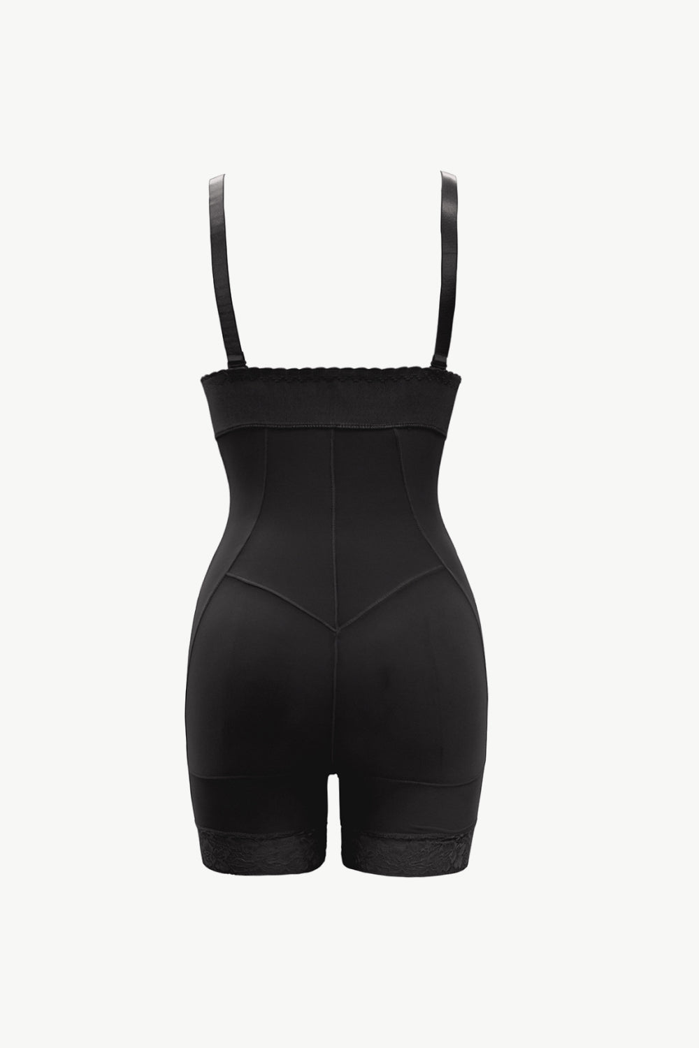 Full Size Zip Up Under-Bust Shaping Bodysuit-Teresa&#39;s Fashionista LLC