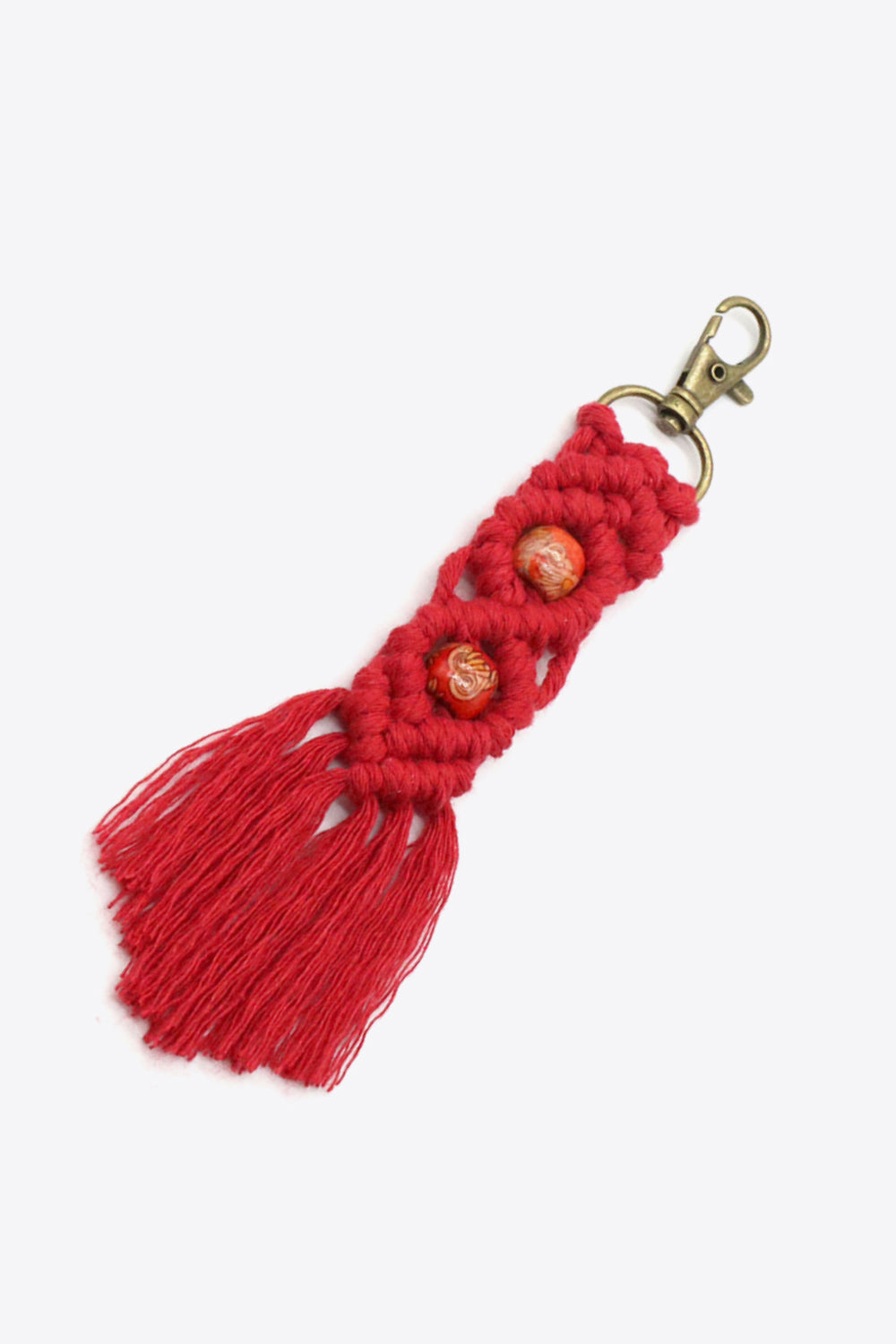 Assorted 4-Pack Handmade Macrame Fringe Keychain-Teresa&#39;s Fashionista LLC