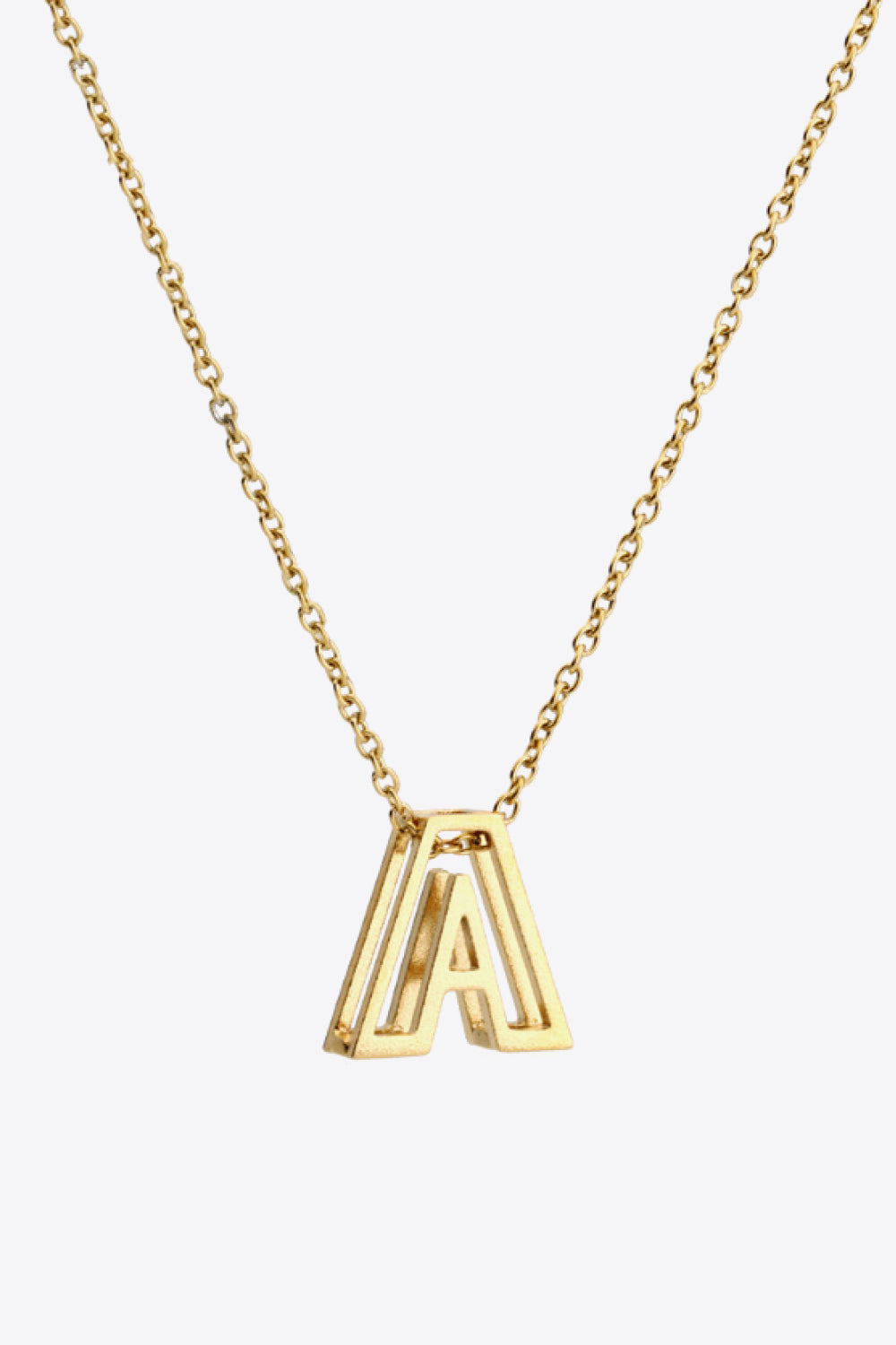 A to J Letter Pendant Nekclace-Teresa&#39;s Fashionista LLC