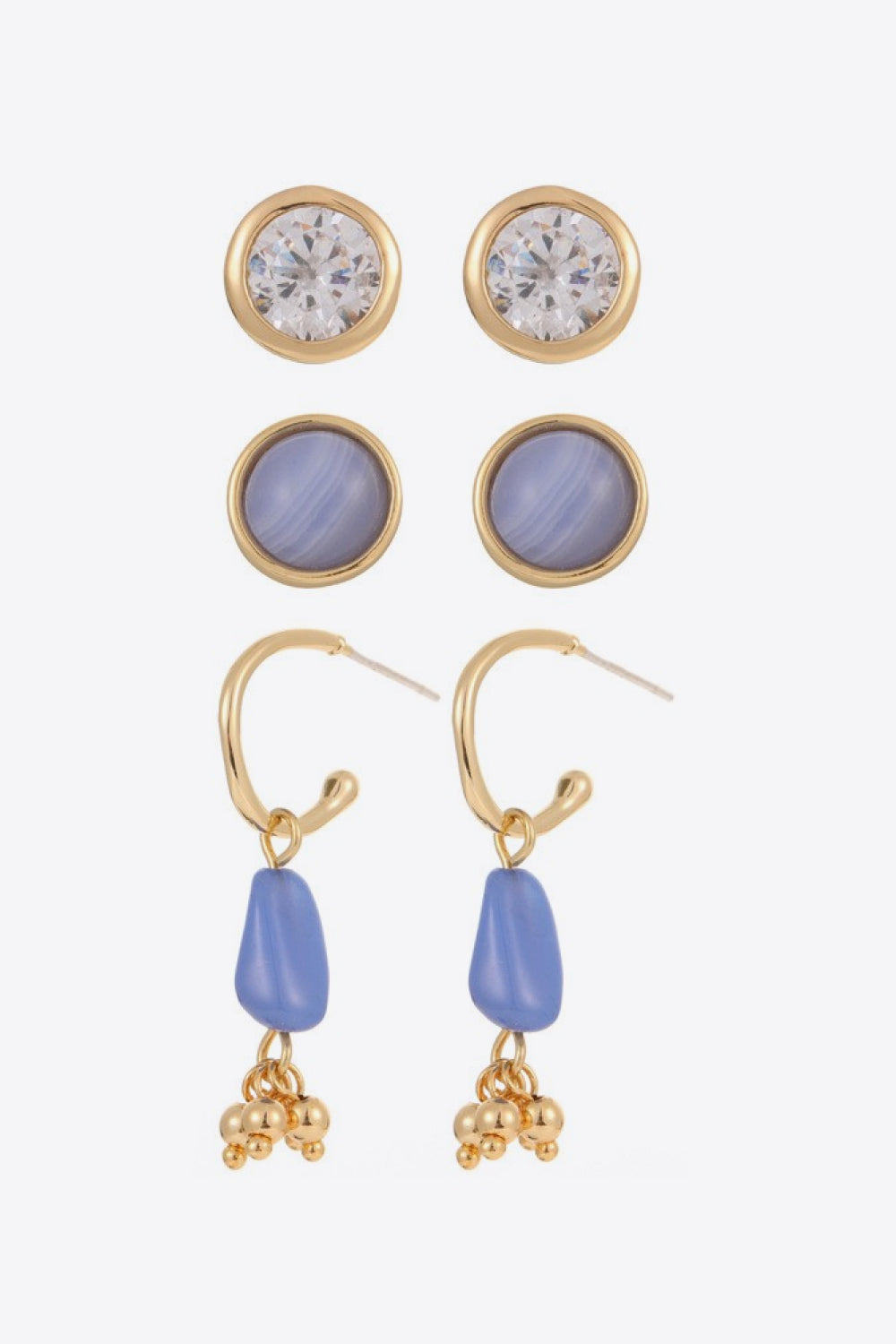 Stone Drop Earrings-Teresa&#39;s Fashionista LLC