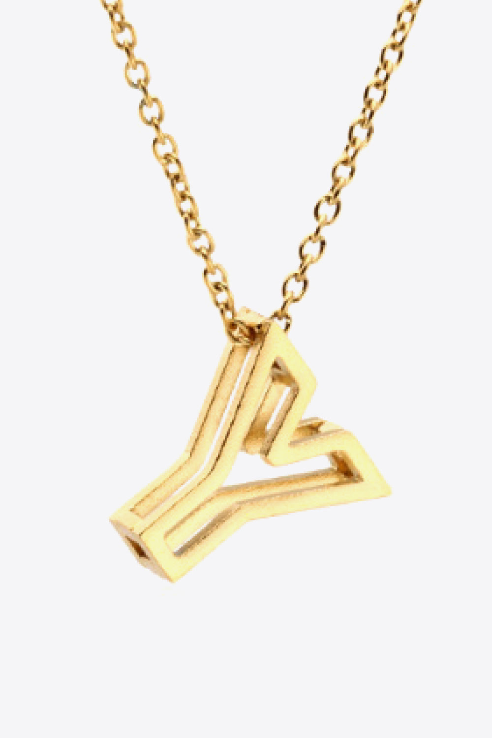 U to Z Letter Pendant Nekclace-Teresa&#39;s Fashionista LLC