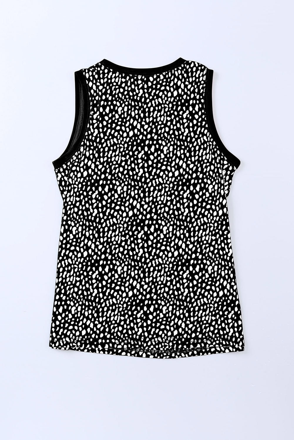 Printed Round Neck Tank-Teresa&#39;s Fashionista LLC